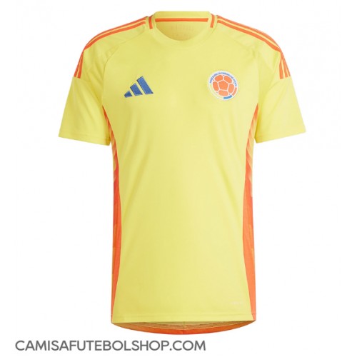 Camisa de time de futebol Colômbia Replicas 1º Equipamento Copa America 2024 Manga Curta